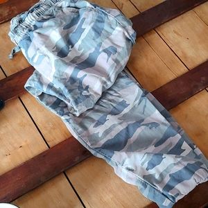 Camouflage cotton  joggers